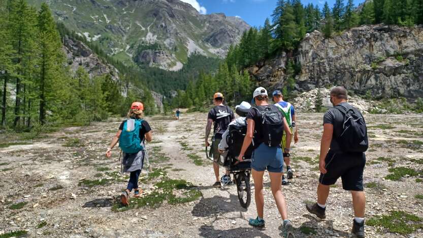 Une randonnée sous le thème de la montagne pour tous a eu lieu le 06 juillet