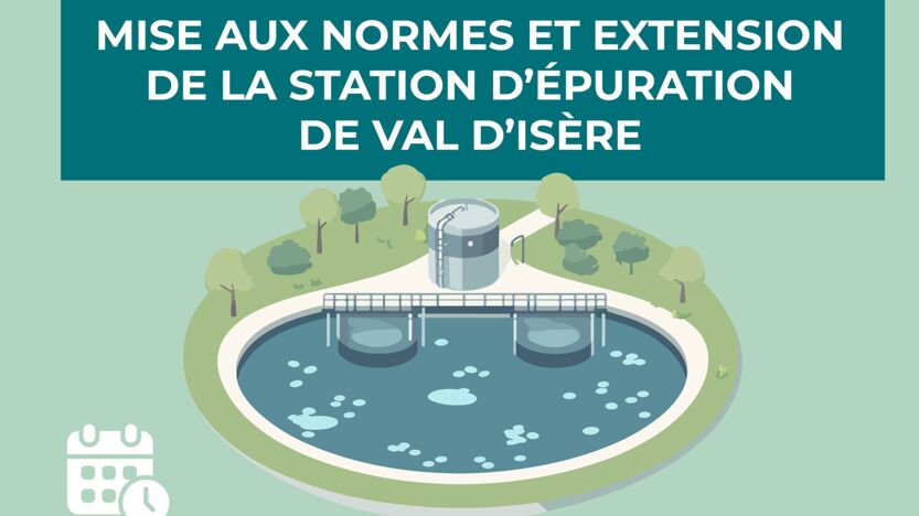 Travaux de mise aux normes et d'extension de la station d’épuration de Val d’Isère