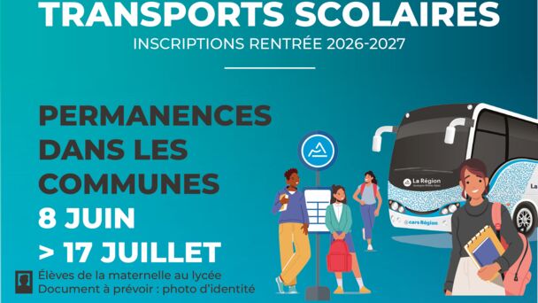 Transports scolaires : permanences dans les communes