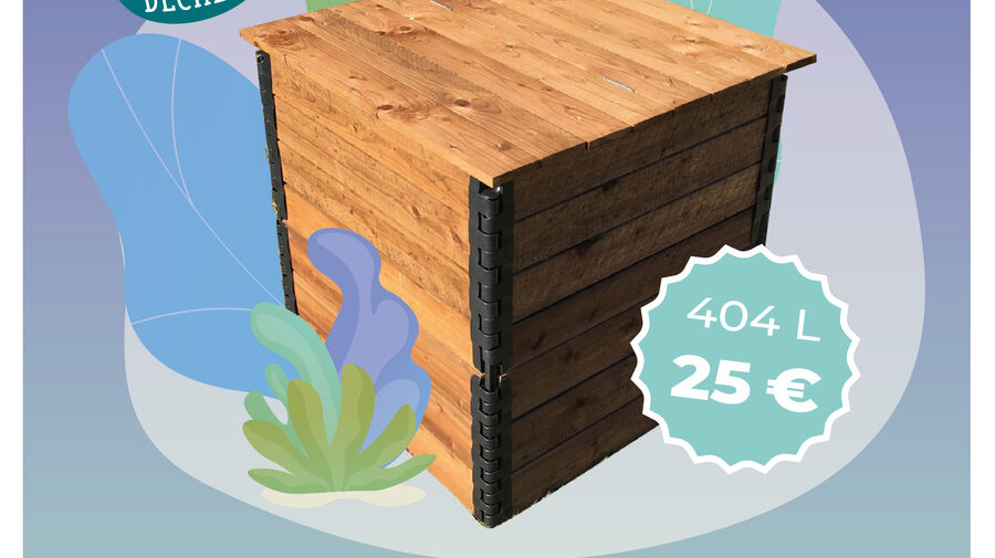 Vente de composteurs en bois à tarif préférentiel