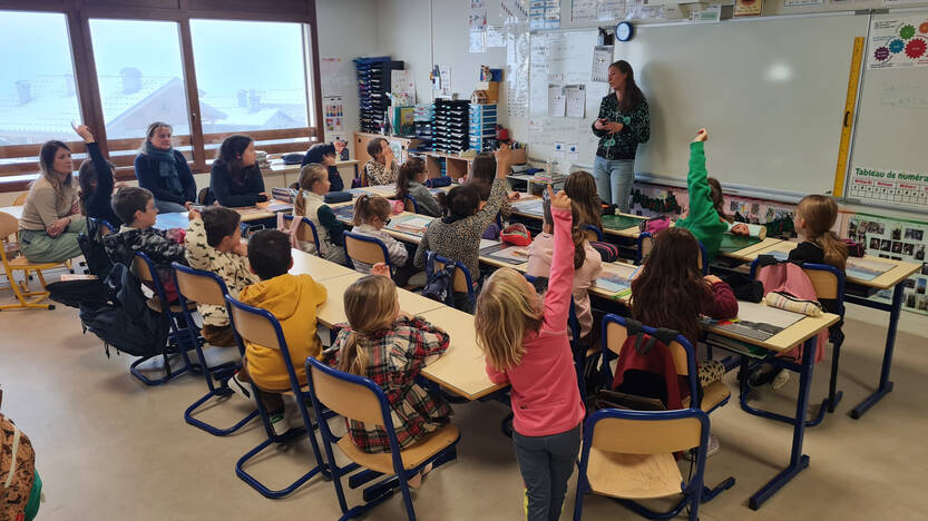 Le service Handicap prodigue ses conseils au sein de l’école de La Rosière