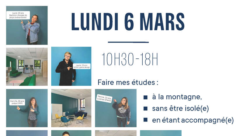 Dernière journée Portes Ouvertes au Campus Alpin