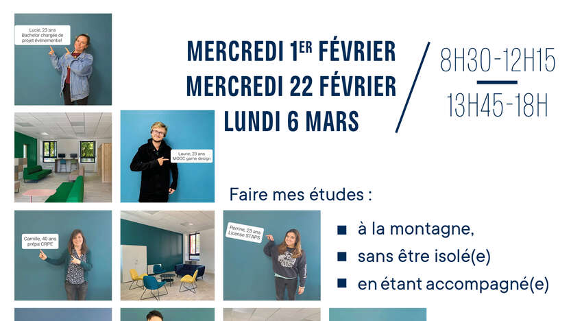 Journées Portes Ouvertes au Campus Alpin, 3 dates à ne pas rater